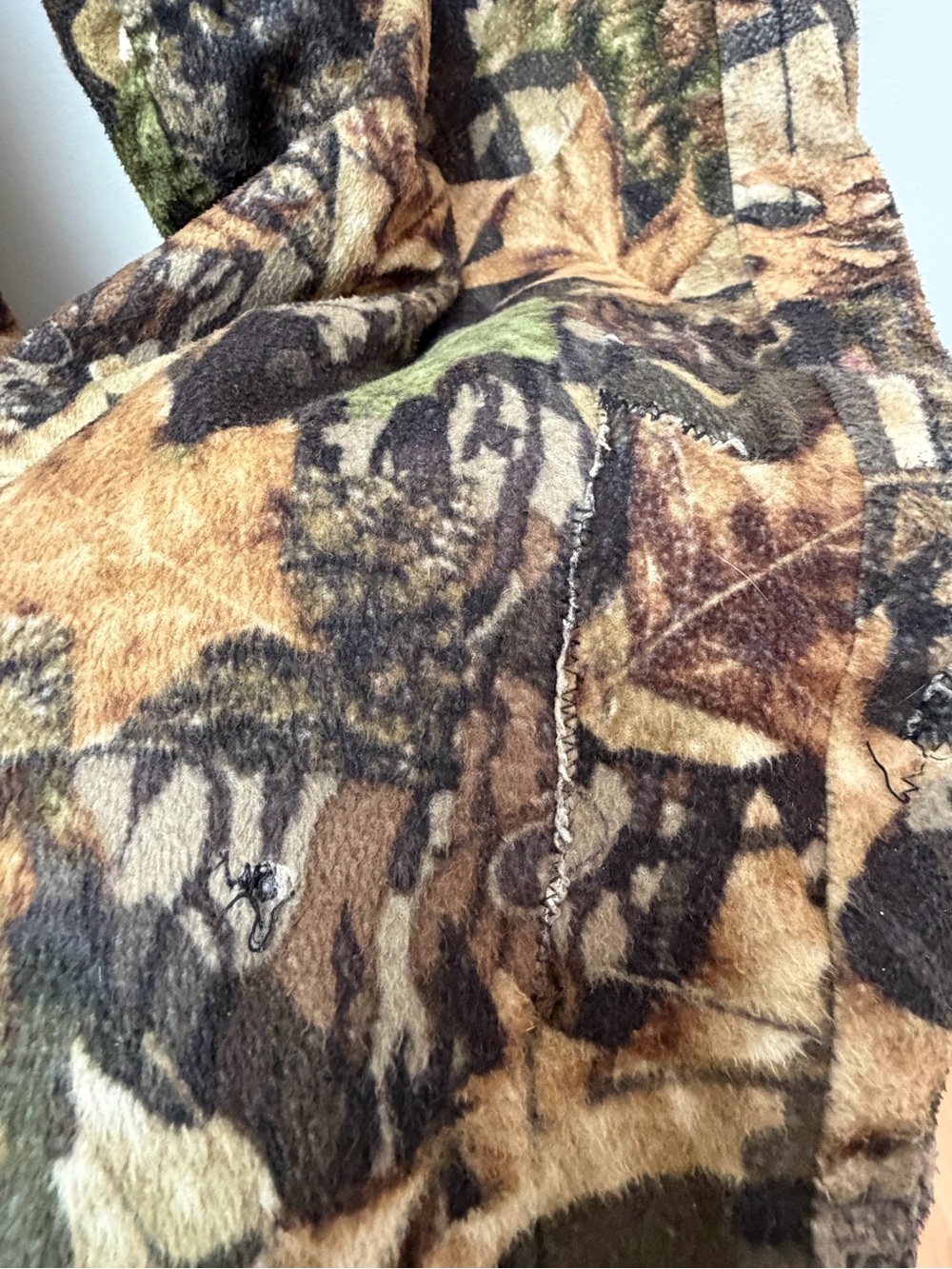 Mossy Oak Camo Fleece Hunting Cargo Pants Men’s 40x30 Outdoor - Picture 7 of 10